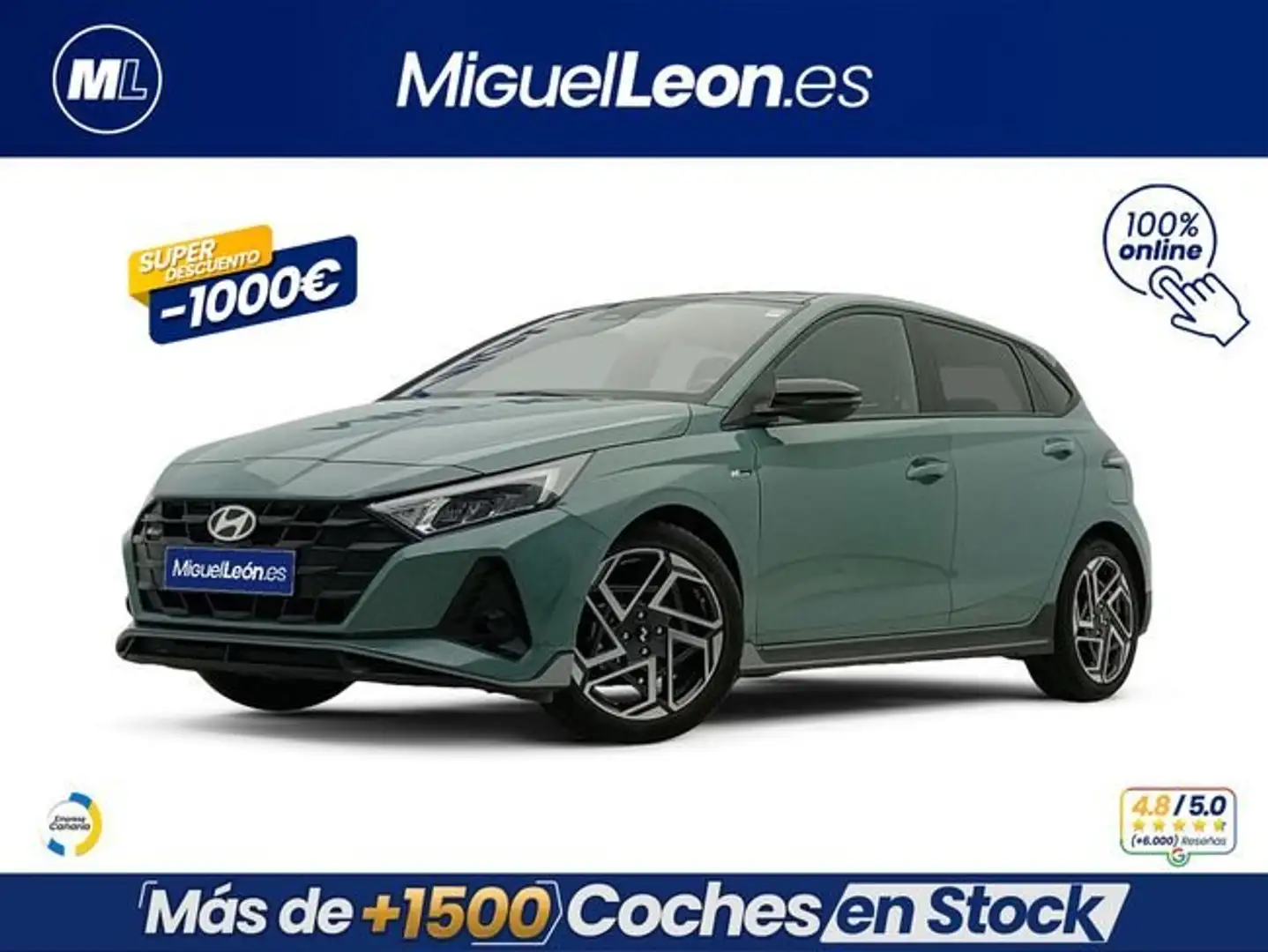 Hyundai i20 1.2 MPI N Line Verde - 1