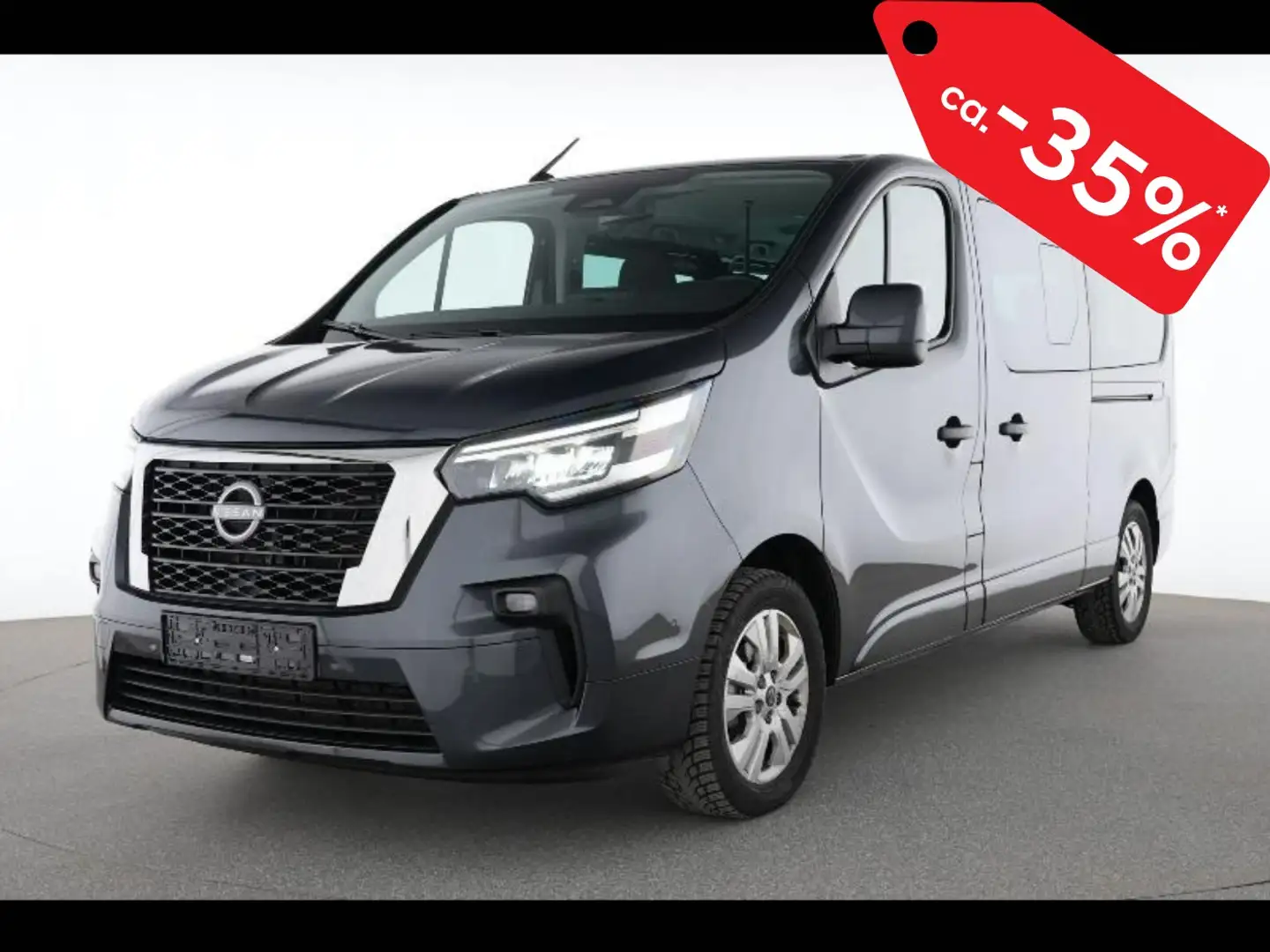 Nissan Primastar Kombi L2H1 3.0t Tekna 8Sitze/LED/Navi Grau - 2