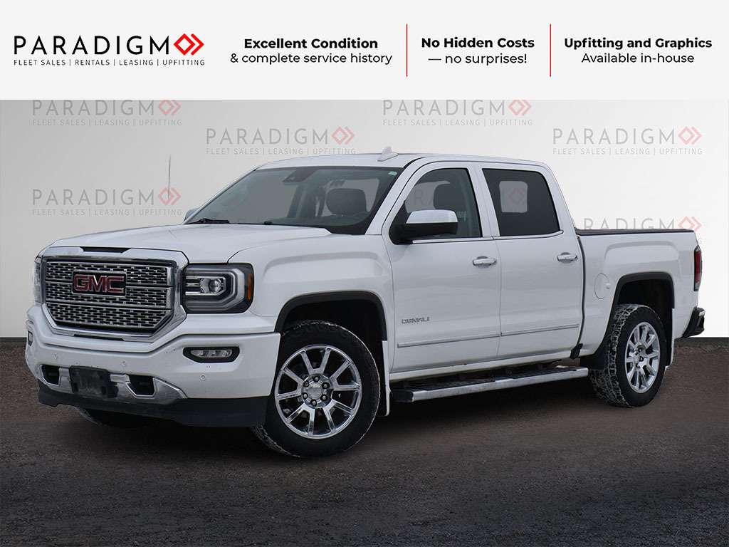 White 2017 GMC Sierra 1500 Pickup Truck Four-Wheel Drive Automatic