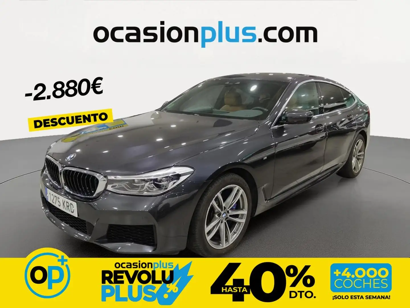 BMW 630 630dA Gran Turismo Gris - 1