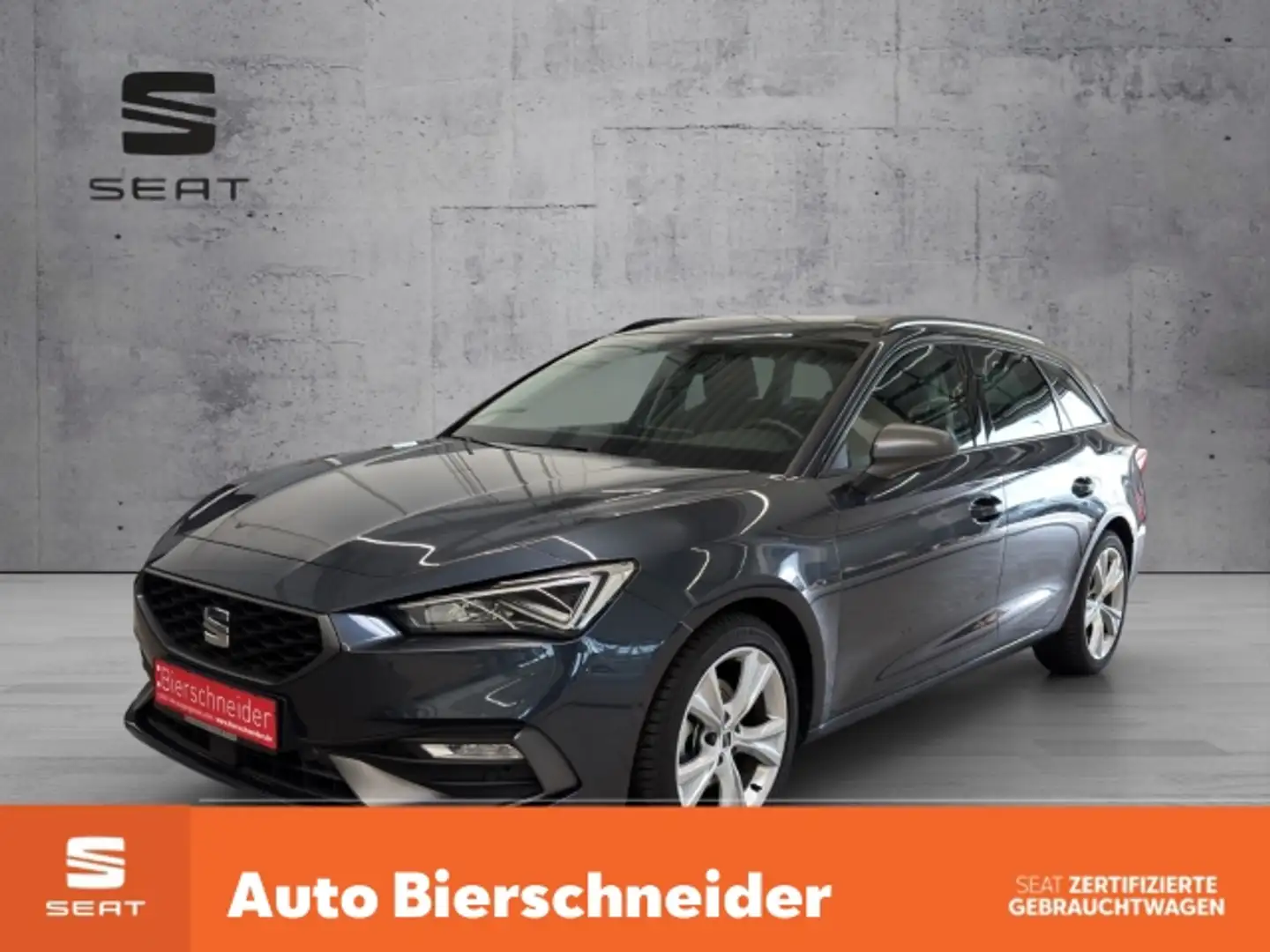 SEAT Leon Sp. 1.5 eTSI DSG FR LED Navi FaPa XL Kamera WP Grau - 1