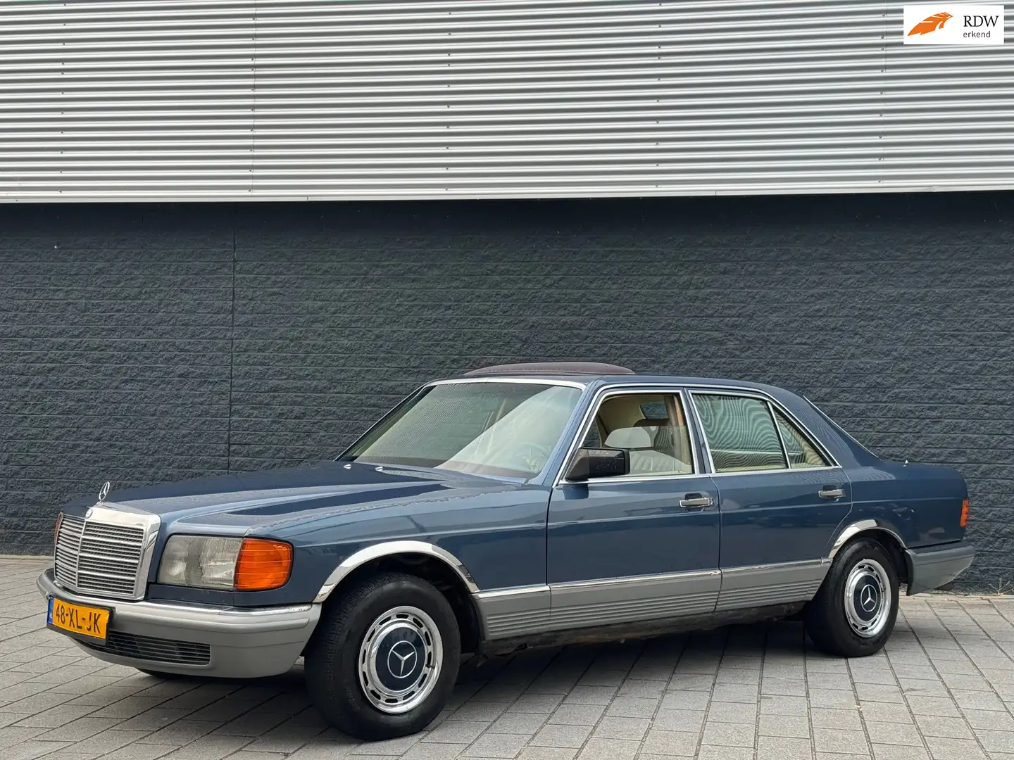 Mercedes-Benz S 380 SE V8 Oldtimer AUTOMAAT/BELASTINGVRIJ Albastru - 1