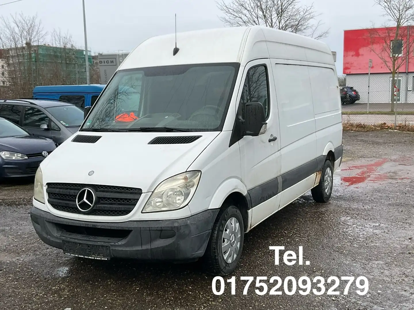 Mercedes-Benz Sprinter II 211 CDI * Hoch+Lang L2H2 * Klima ! Weiß - 1
