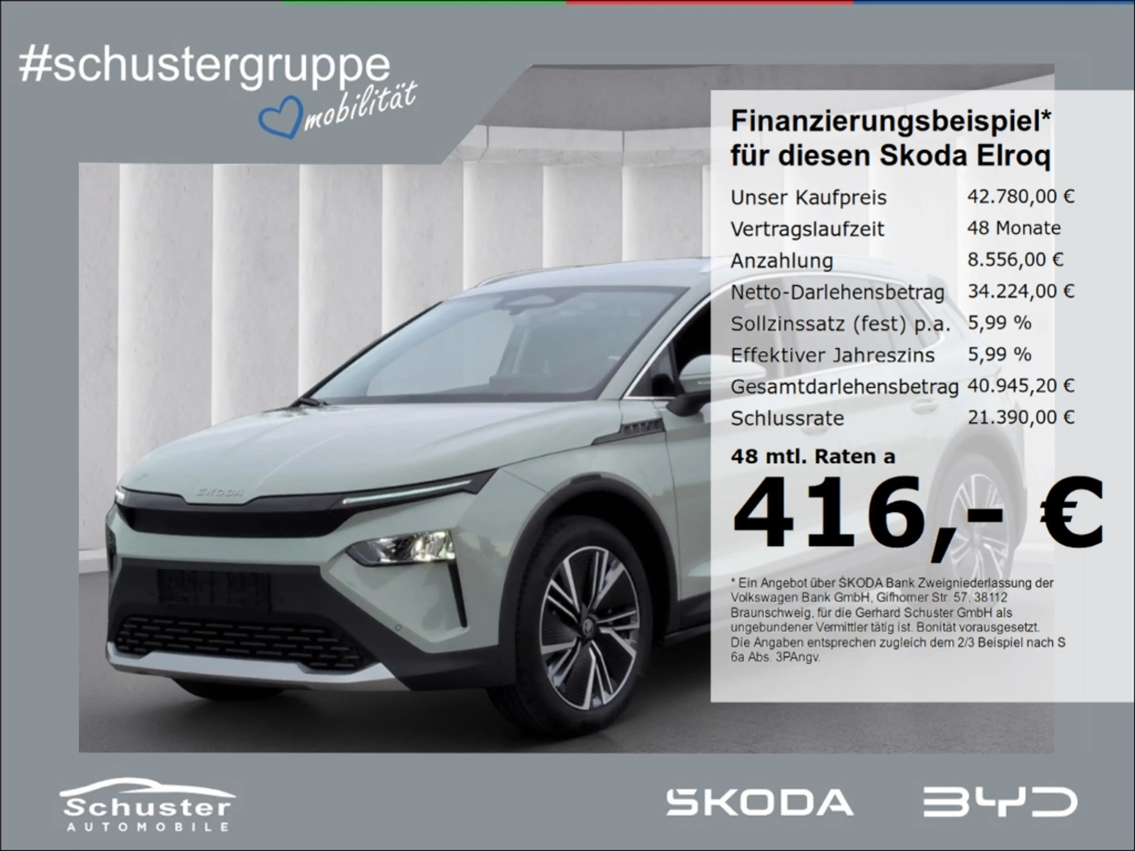Skoda Elroq 85 Selection*ACC Navi R-Kam SHZ LED 20*Alu