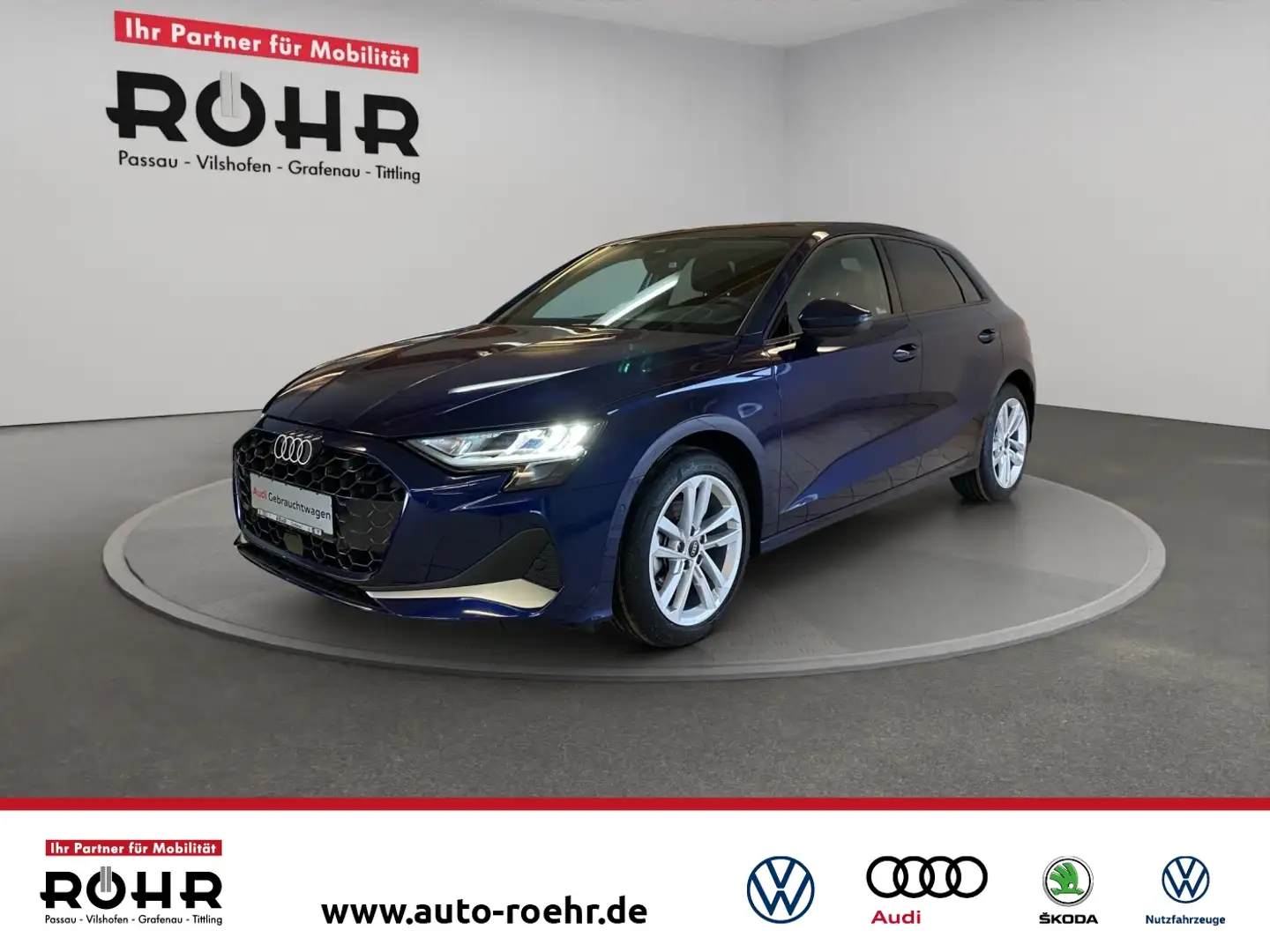 Audi A3 Sportback advanced 35 TFSI (Garantie 04/2030.SHZ.K Blau - 1