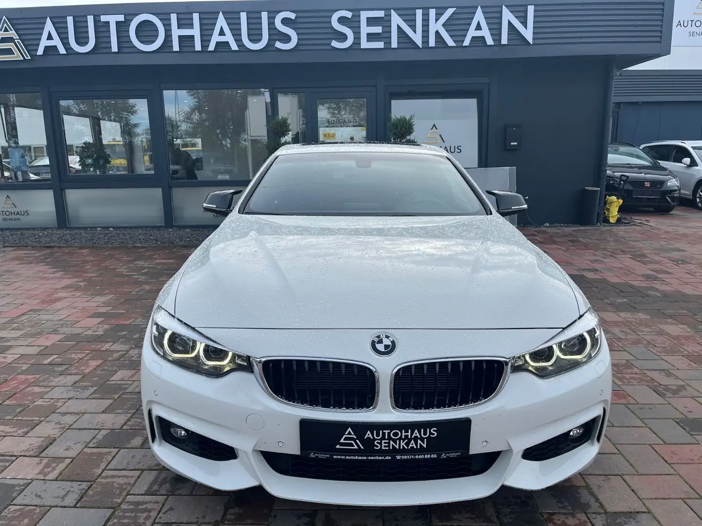 BMW 420 d Coupe M Sport*LED*NAVI*SCHIEBEDACH* Weiß - 2