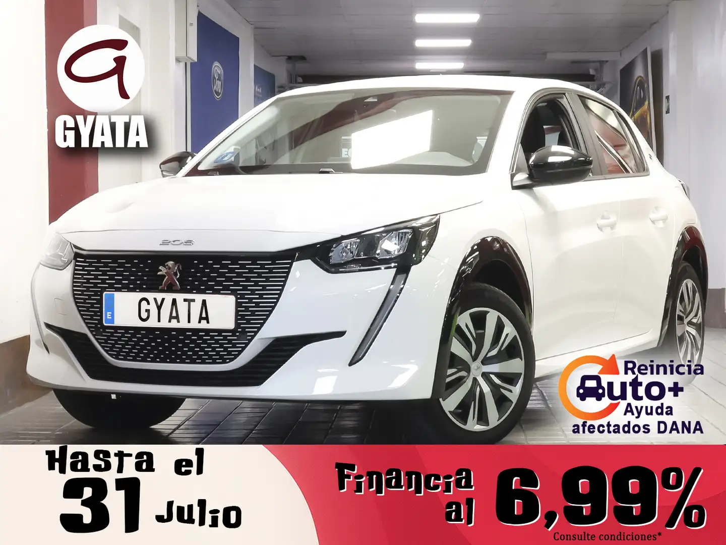 Peugeot 208 Active Pack Eléctrico 100kW Blanco - 1
