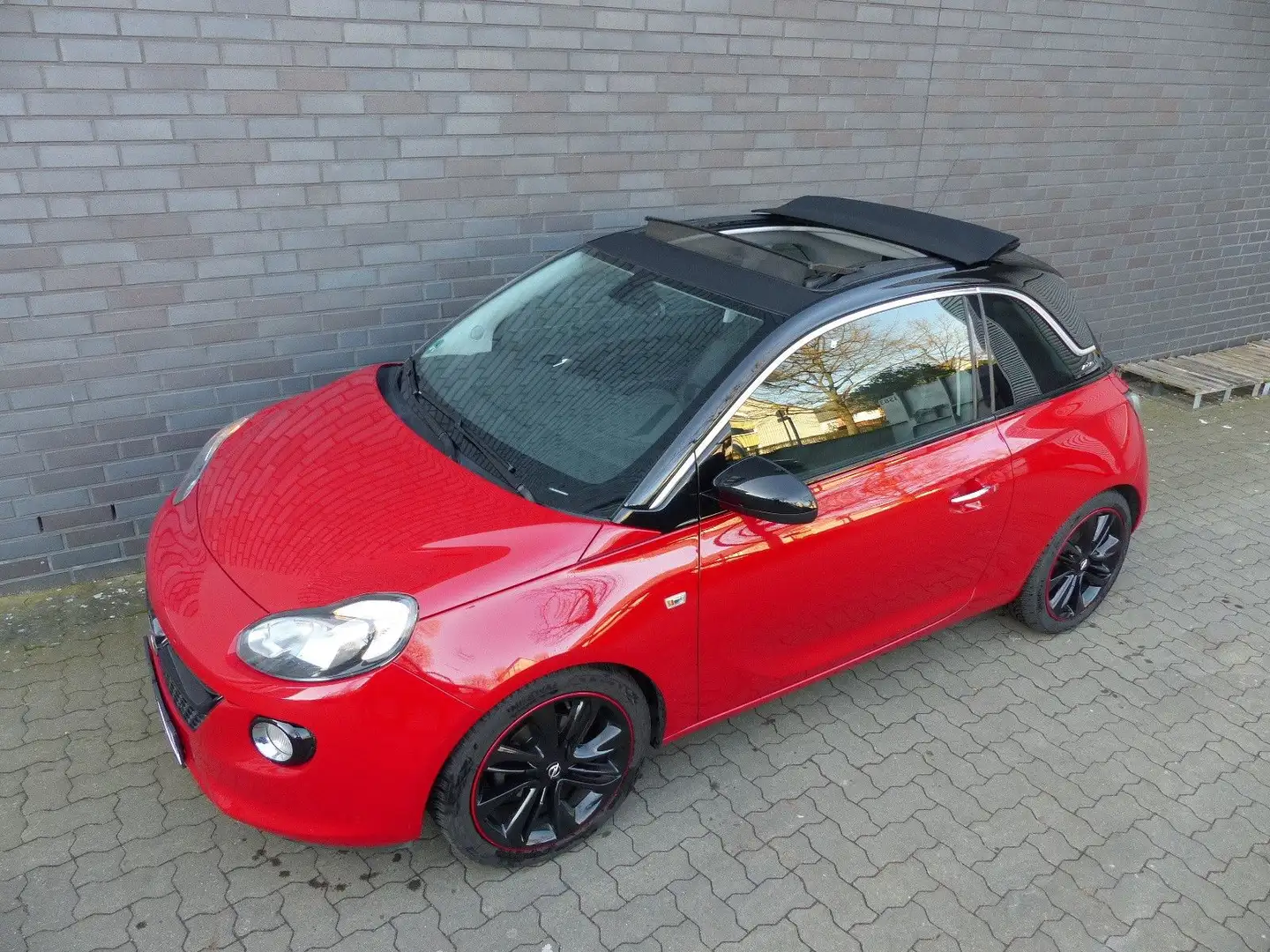 Opel Adam 1,4 Open Air Klima/Sitzheizung/PDC/Blueto. Rot - 1