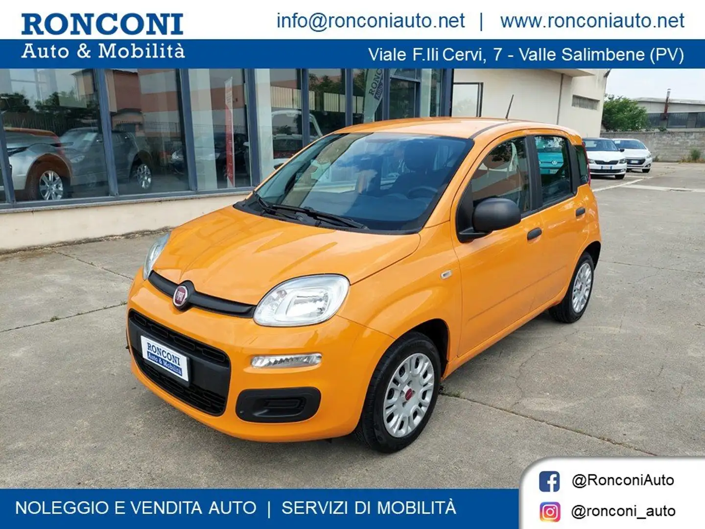 Fiat Panda 1.2 69cv Easy S&S Arancione - 1