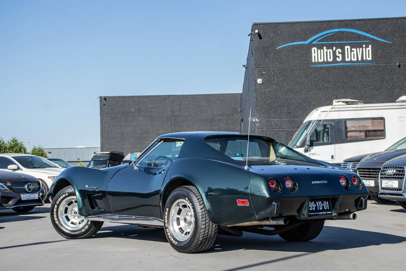 Chevrolet Corvette C3 Stingray 350 Manueel 5.7L V8 T-Top Coupé Groen - 2