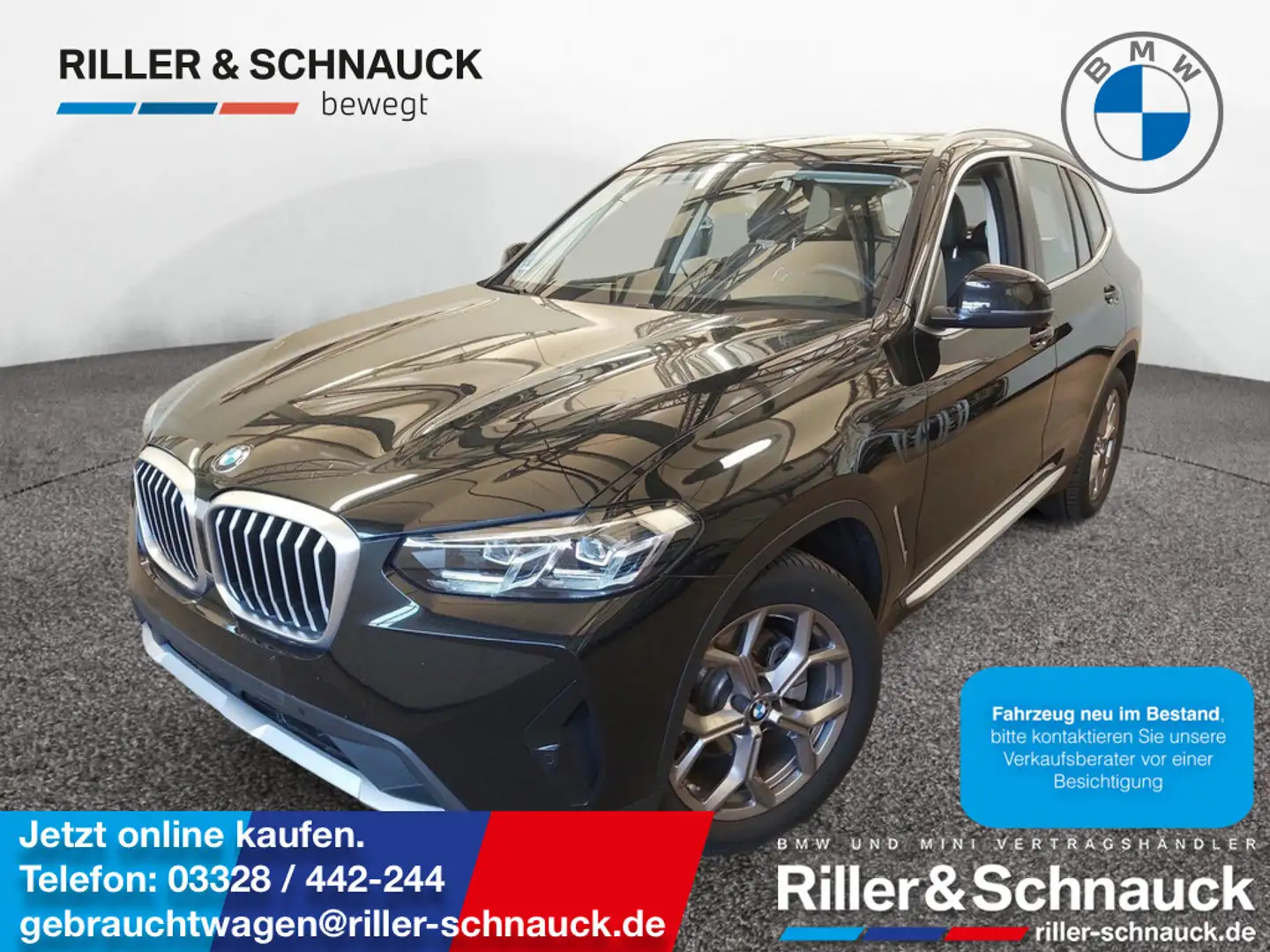 BMW X3 xDrive 20i PANO+AHK+ACC+KAM Schwarz - 1