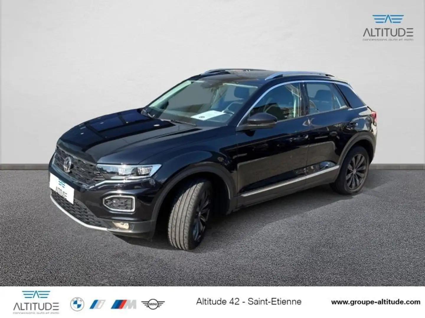 Volkswagen T-Roc 1.5 TSI EVO 150ch Carat DSG7 Euro6d-T 117g Noir - 1