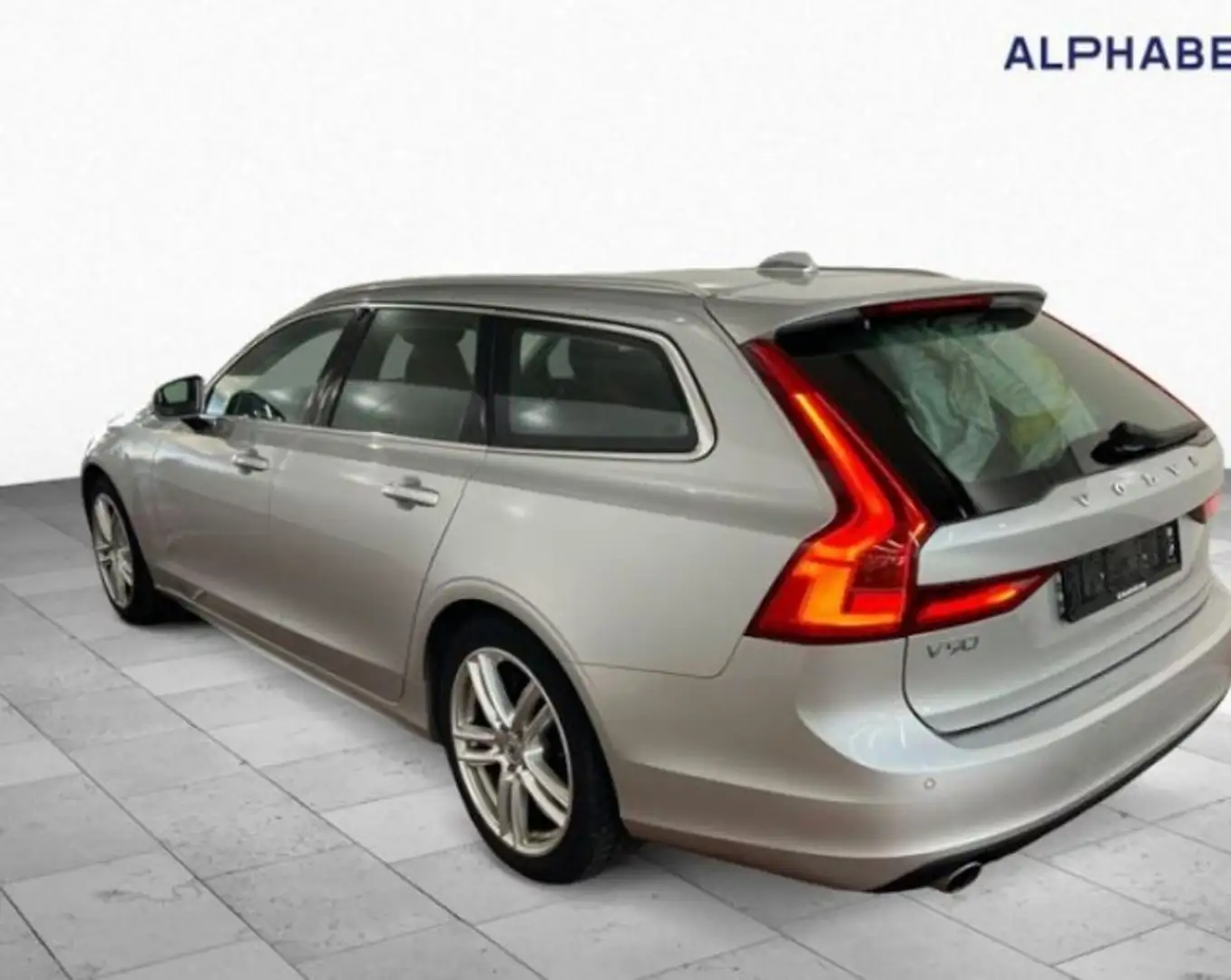 Volvo V90 T4 Momentum Pro/Leder/Navi/LED/Kam/el.HKL Klima Stříbrná - 2