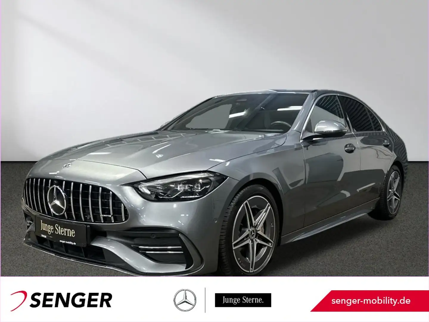 Mercedes-Benz C 180 AMG Line AHK Totwinkel Carplay Rückfahrk. Grijs - 1