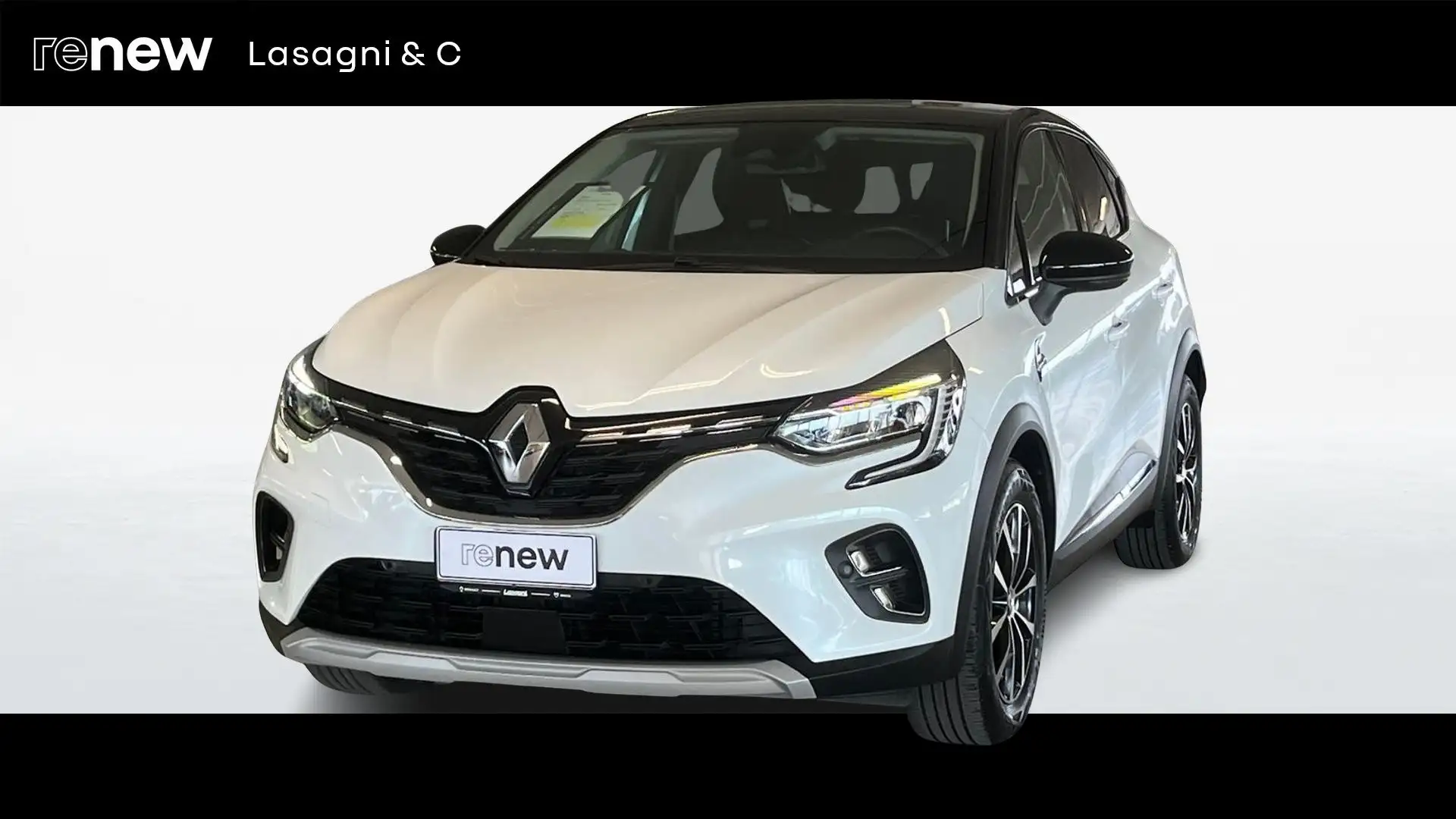 Renault Captur Captur 1.6 E-Tech hybrid Intens 145cv auto Blanc - 1