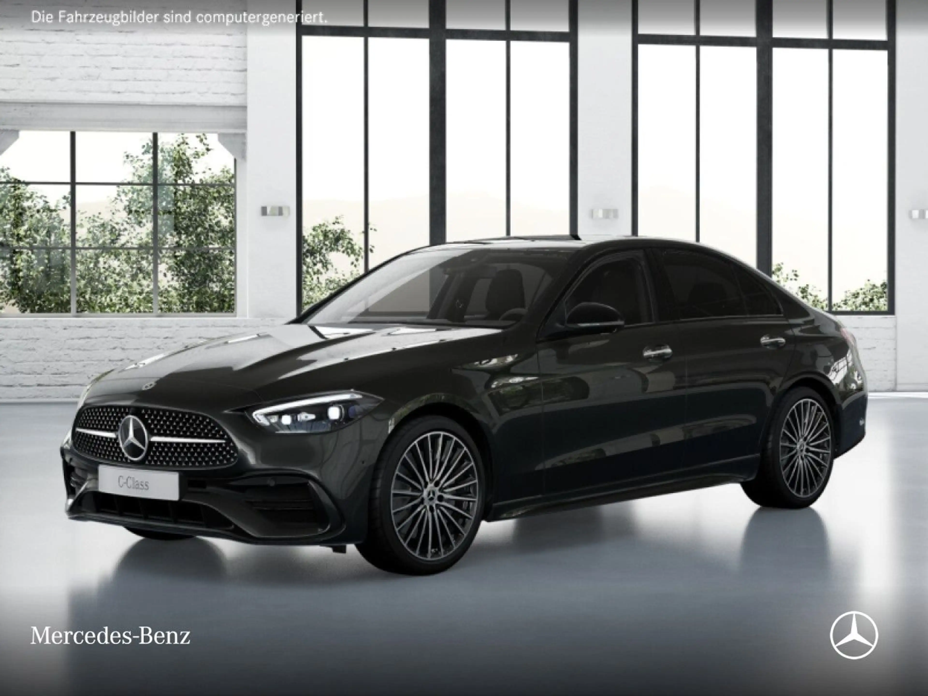 Mercedes-Benz C 300 de AMG+NIGHT+PANO+360+19"+TOTW+KEYLESS+9G — photo 13