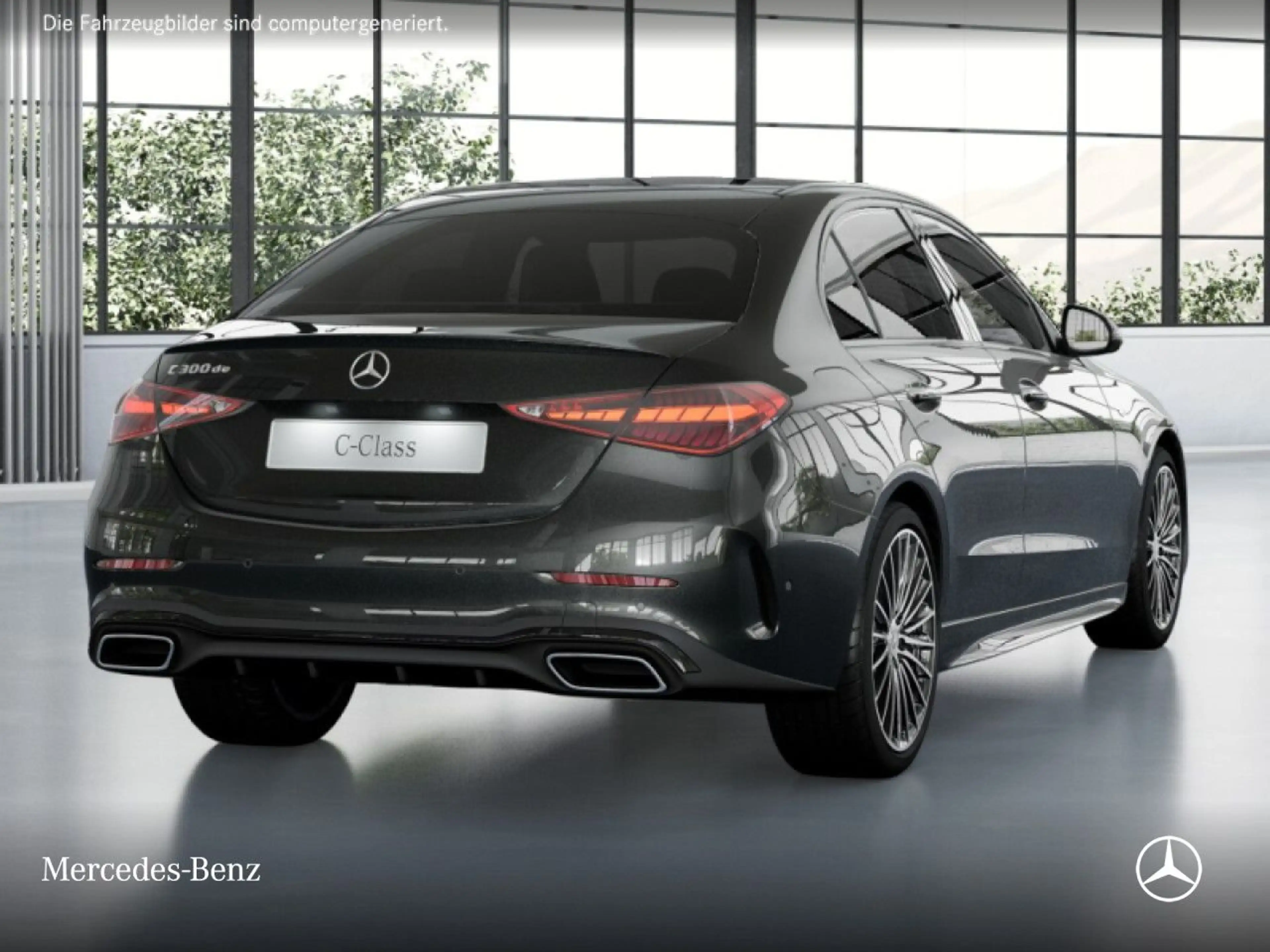 Mercedes-Benz C 300 de AMG+NIGHT+PANO+360+19"+TOTW+KEYLESS+9G — photo 4