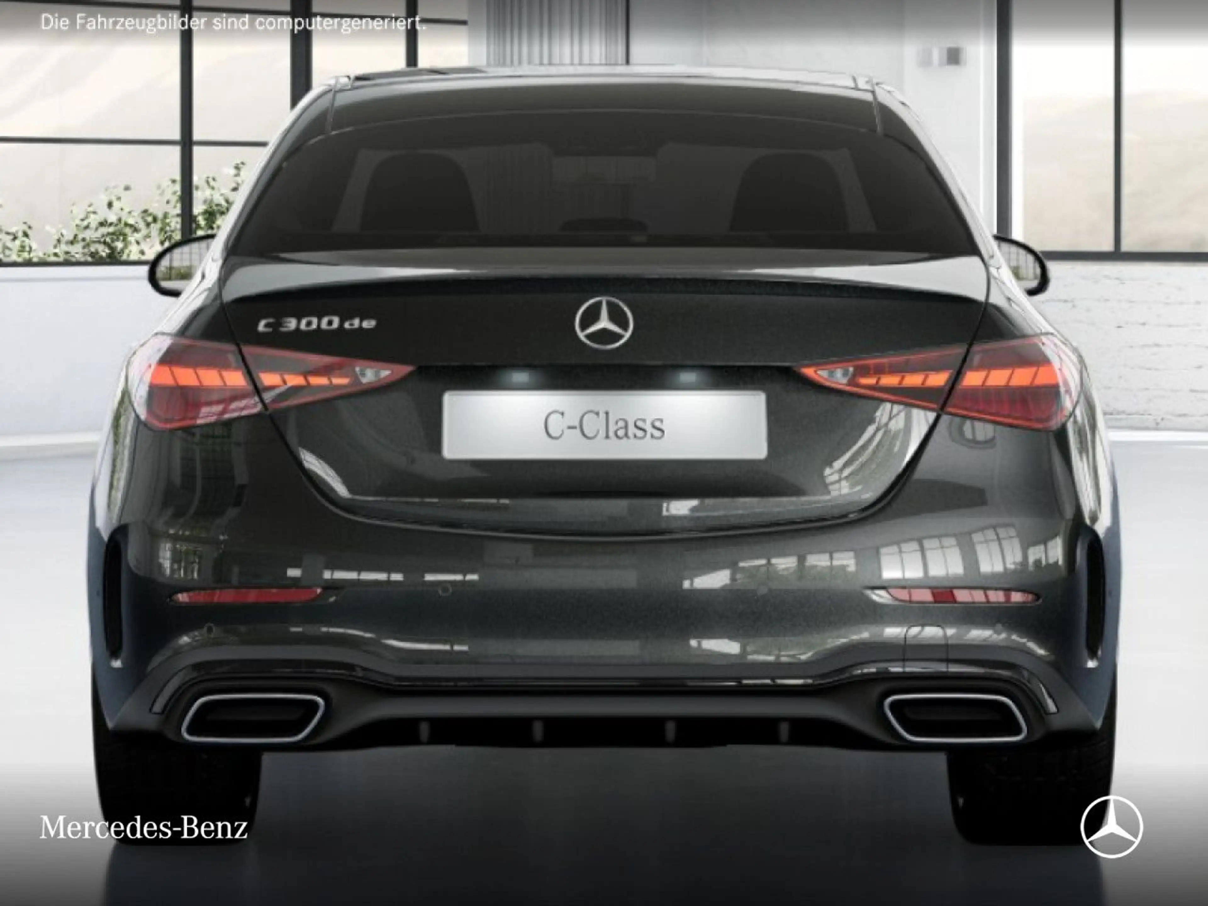 Mercedes-Benz C 300 de AMG+NIGHT+PANO+360+19"+TOTW+KEYLESS+9G — photo 7