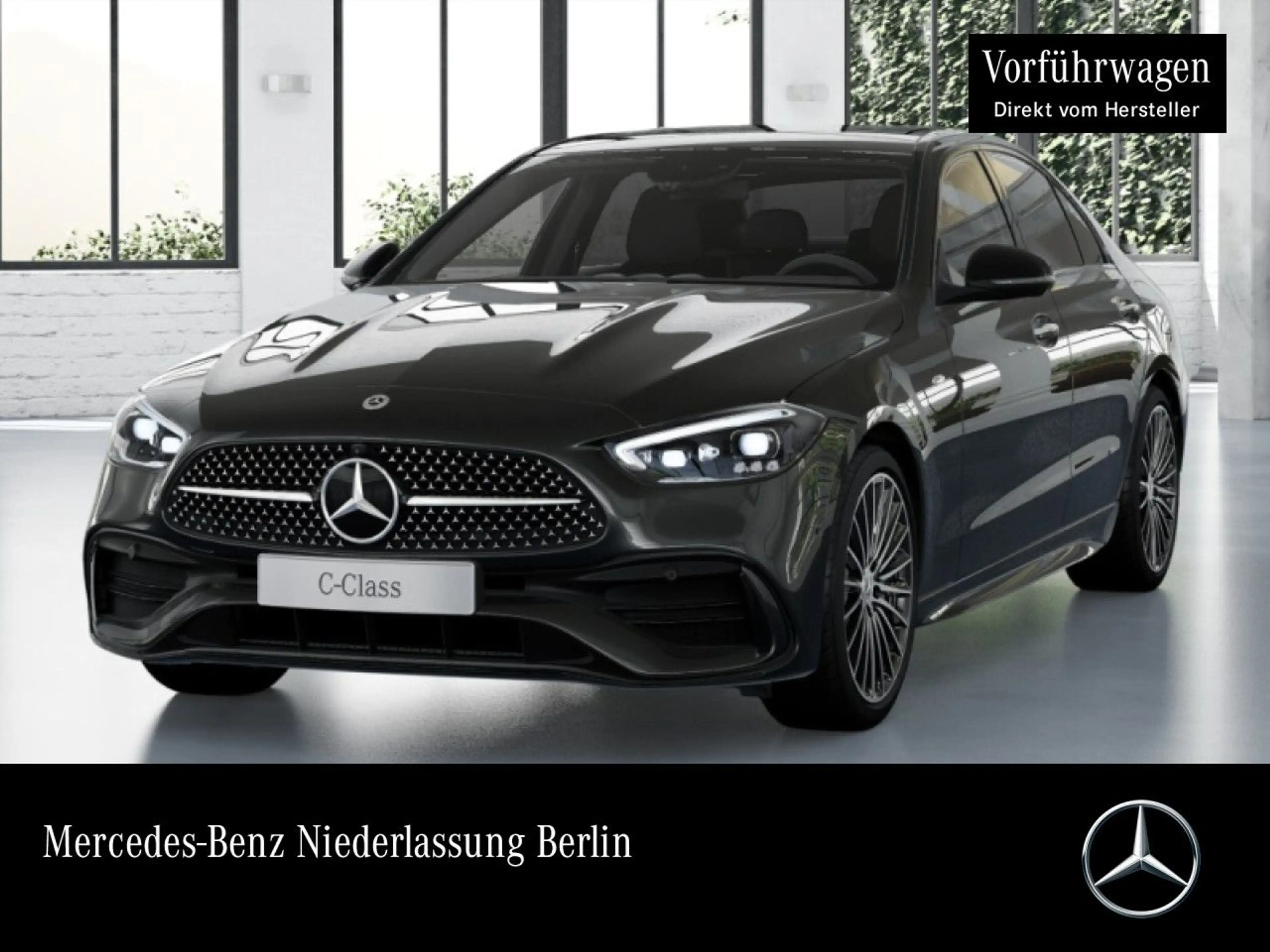 Mercedes-Benz C 300 de AMG+NIGHT+PANO+360+19"+TOTW+KEYLESS+9G