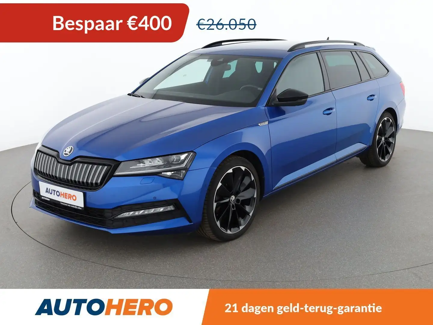 Skoda Superb 1.4 Plug-in Hybrid Sportline iV Blauw - 1