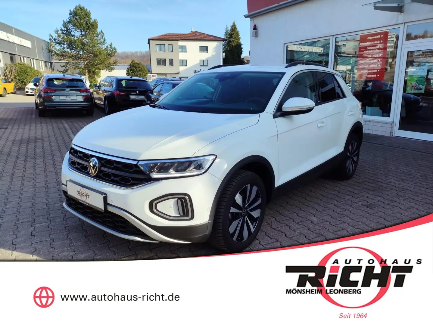 Volkswagen T-Roc 1.0 TSI Move Navi LED Virtual DAB SHZ App Blanco - 1