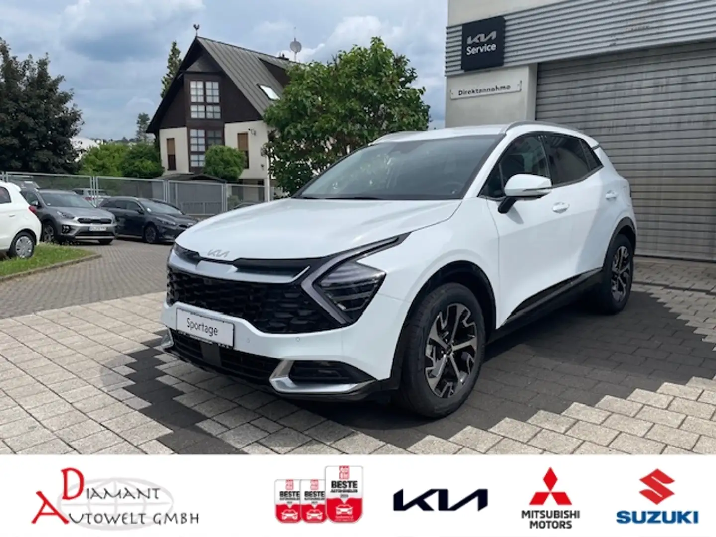 Kia Sportage 1.6T 48V 2WD DCT Spirit Leder DriveWise Blanc - 1