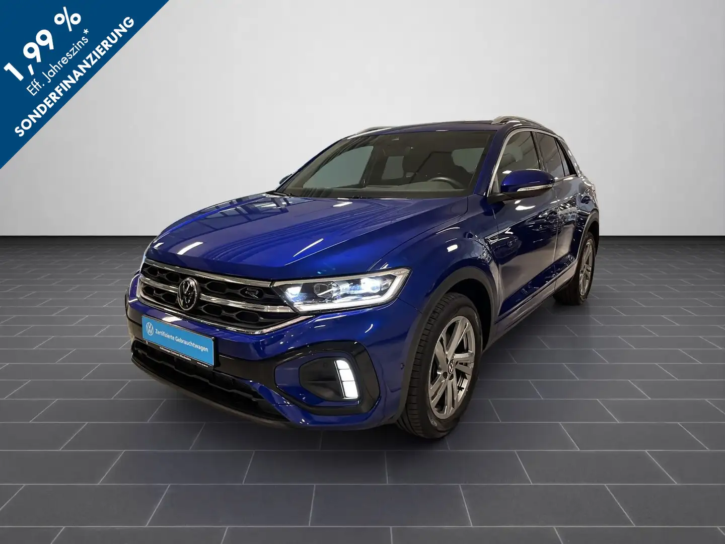 Volkswagen T-Roc 2,0 TDI DSG R-Line, Navi, Sitzh., Pano, St Blauw - 1