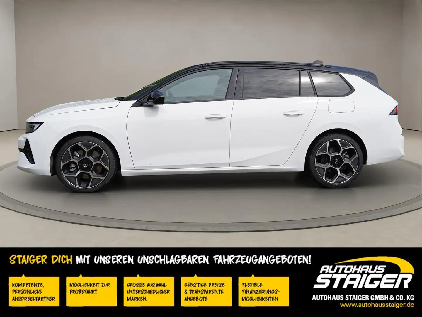 Opel Astra Caravan GS Line ST 1.6 PHEV Line+Panoramadach+N... Weiß - 2