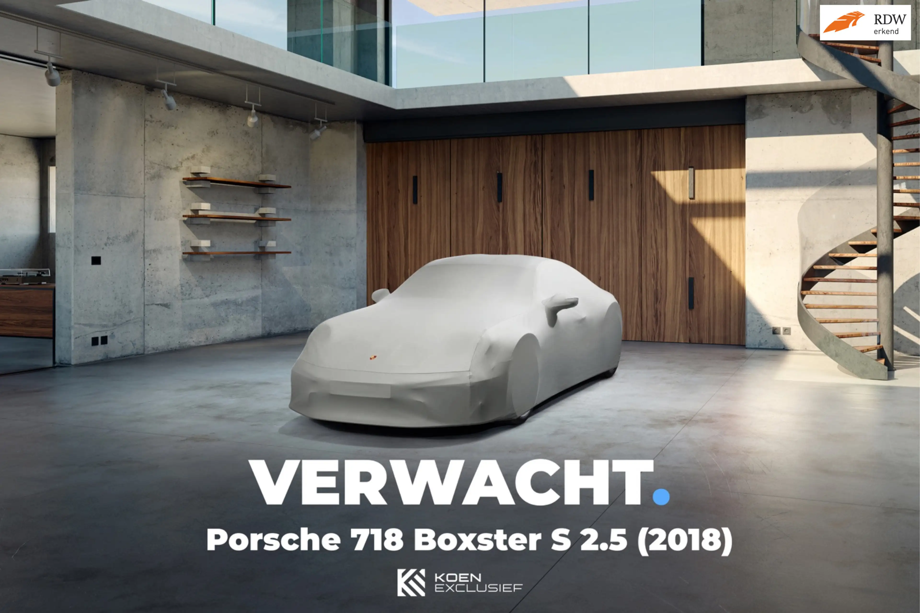 Porsche 718 Boxster S 2.5 (2018) PASM,Sport Chrono Pakket, Spo