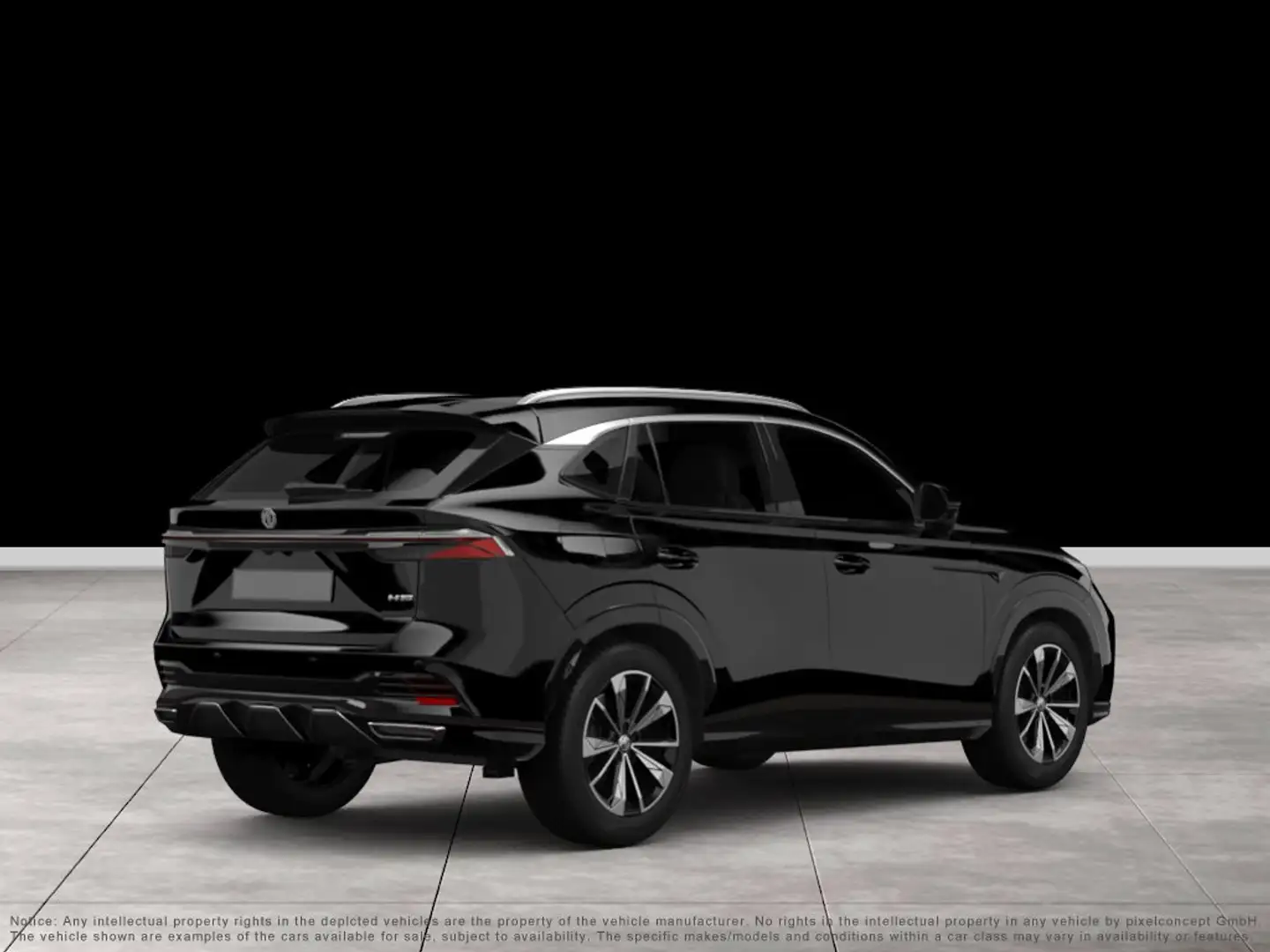 MG HS Hybrid+ Luxury  MY25 Schwarz - 2