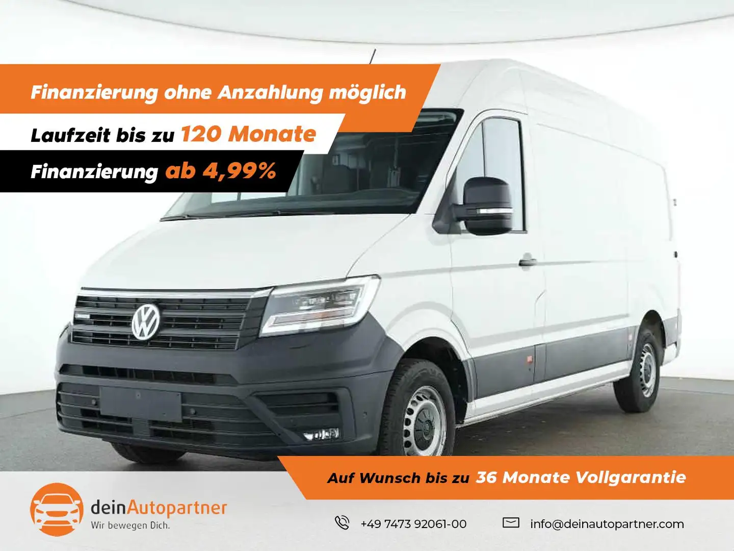 Volkswagen Crafter e-Crafter Kasten MR Hochdach FWD NAVI/LED/KLIMA/RF Alb - 1