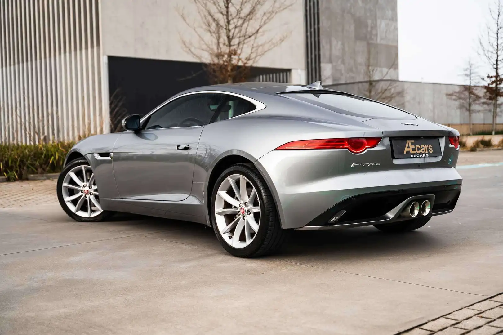 Jaguar F-Type / COUPÉ / 3.0 - V6 / LUNAR GEY / BELGIAN CAR Silber - 2