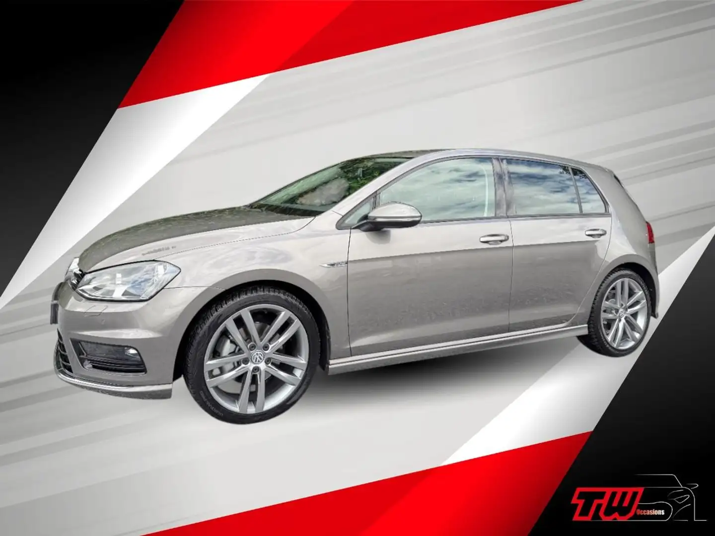 Volkswagen Golf 1.4 TSI R-LINE AUT | NWE APK | NAVI | CAMERA Grijs - 1