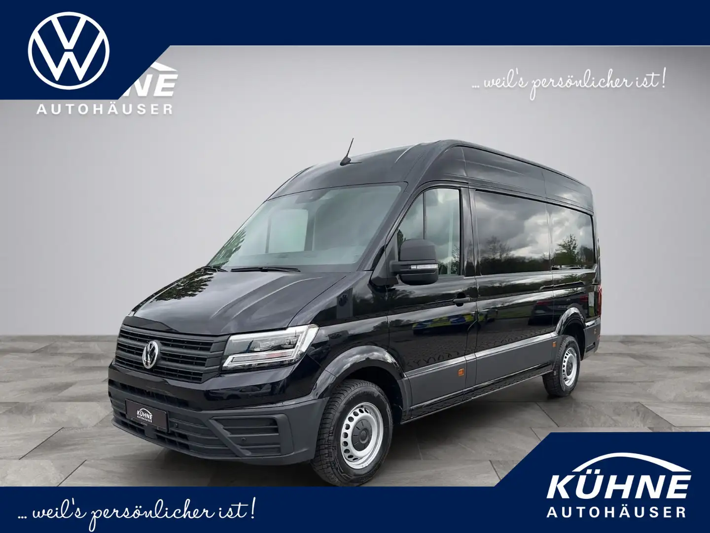Volkswagen Crafter Kasten 35 MR HD | KLIMA KAMERA AHK SHZ Schwarz - 1