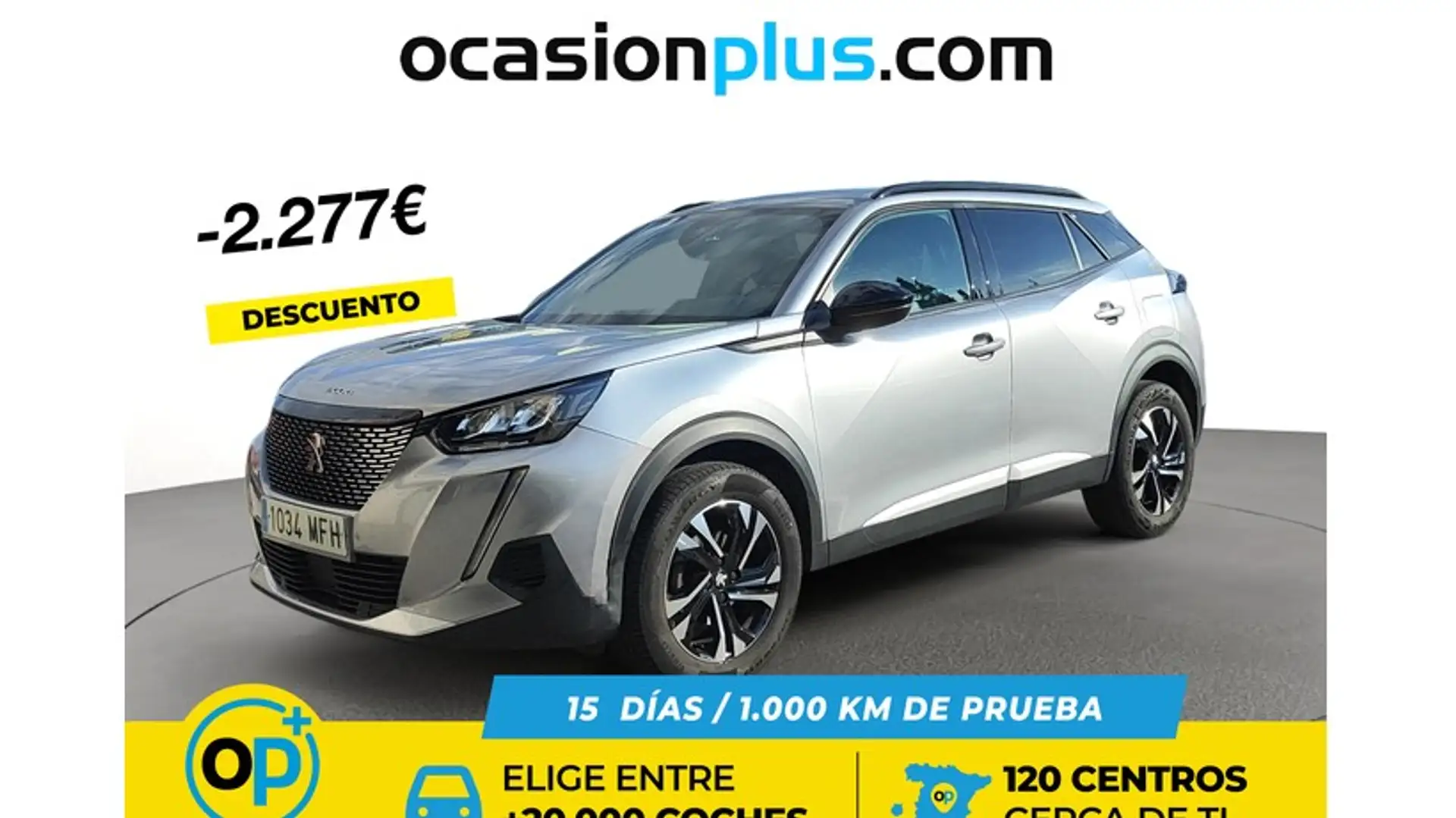 Peugeot 2008 1.2 PureTech S&S Allure 100 Plateado - 1