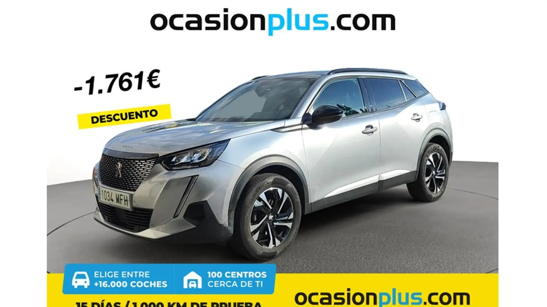 Peugeot 2008 1.2 PureTech S&S Allure 100 Grau - 1