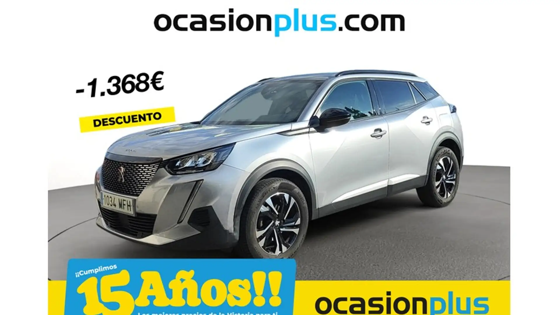 Peugeot 2008 1.2 PureTech S&S Allure 100 Gris - 1