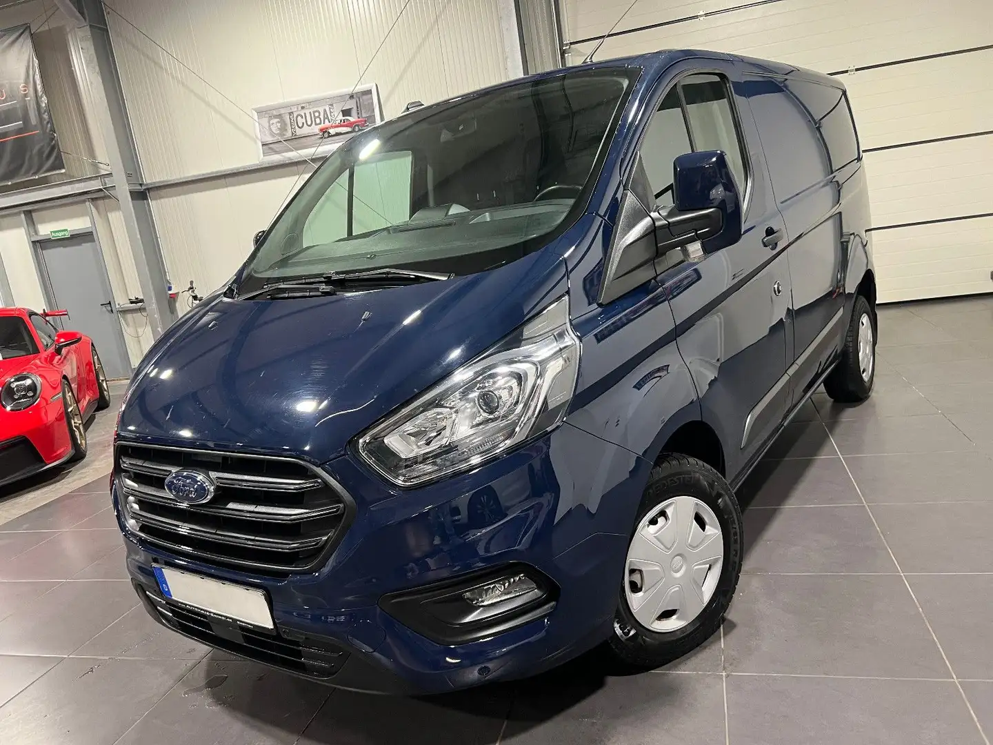 Ford Transit Custom 2.0 TDCi Kasten L1H1 *Klima*PDC* Bleu - 1