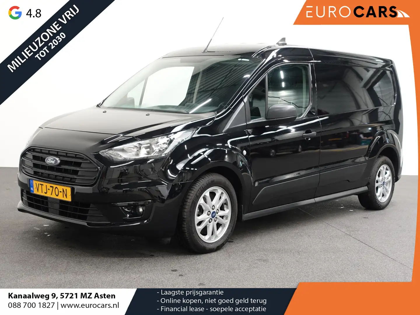 Ford Transit Connect 1.5 EcoBlue L2 Trend Navi Airco Camera Bluetooth Noir - 1