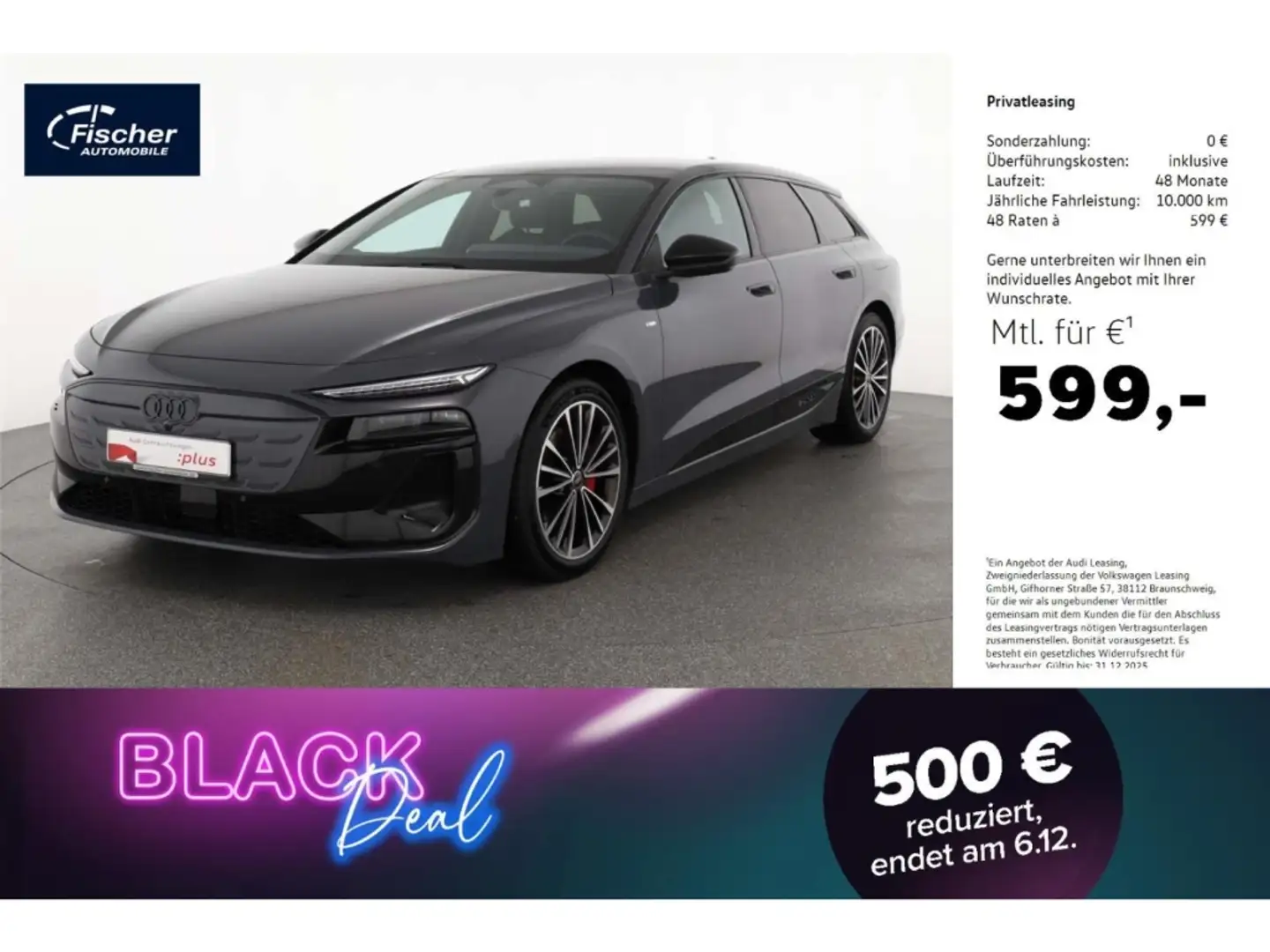 Audi A6 Avant performance S line AHK/Bei.Dis. Grau - 1