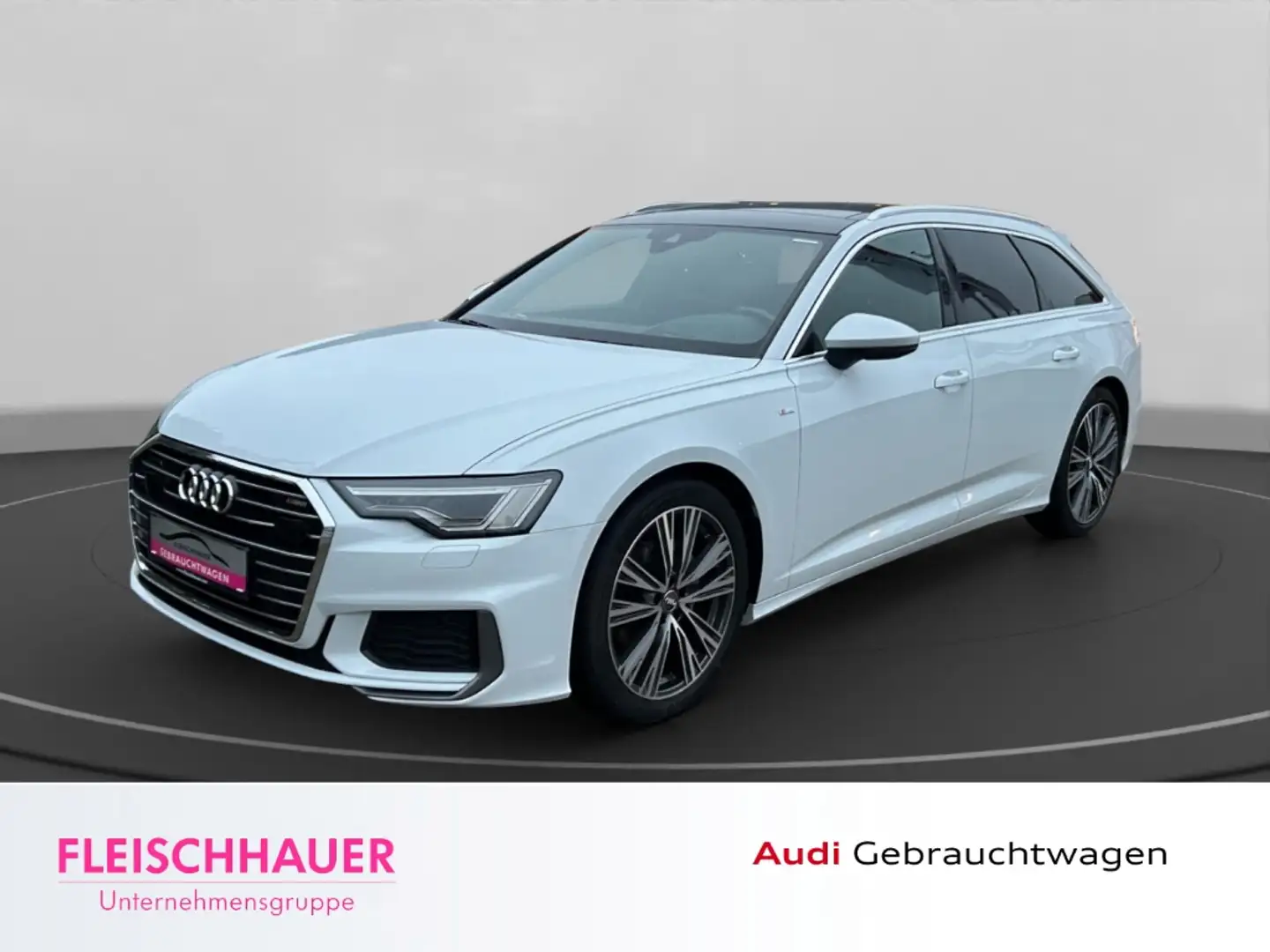 Audi A6 2.0 Avant sport 40 TDI quattro DSG+B&O+KAMERA Weiß - 1