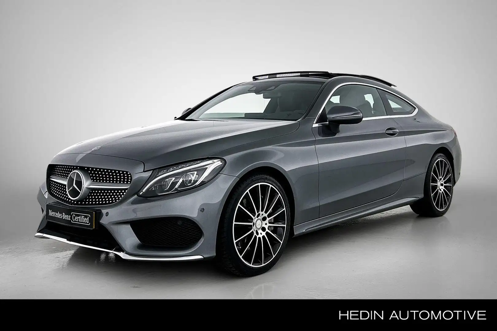 Mercedes-Benz C 300 C Coupé Automaat AMG Line | Panoramadak | Burmeste Grijs - 1