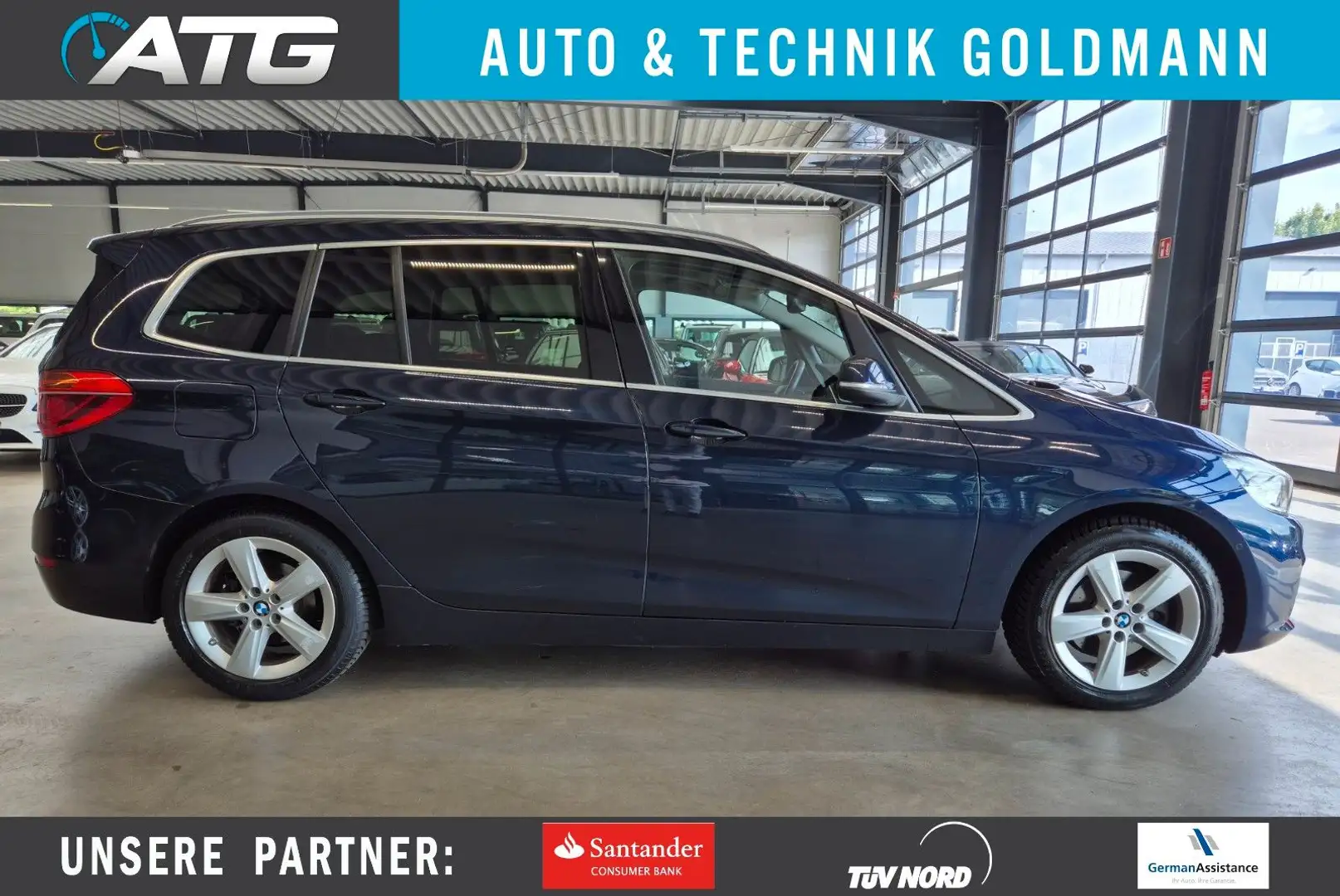 BMW 218 218d GRAN TOURER ADVANTAGE NAVI LED SHZ PDC PANO Синий - 1