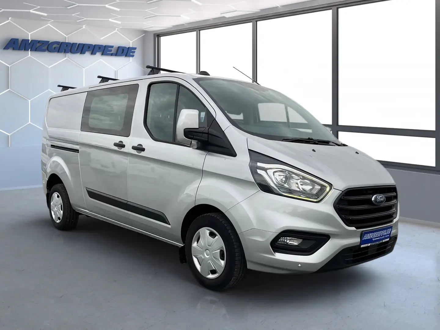 Ford Transit Custom FT320 L2H1 DoKa Trend Sichtpak1+2x Airbag Silber - 2