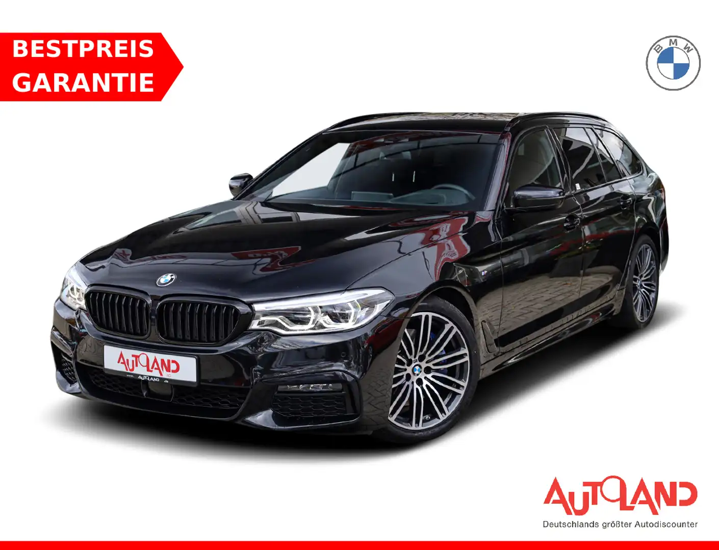 BMW 530 530d M Sport LED Navi ACC Head-Up Spurhalte PDC Nero - 1