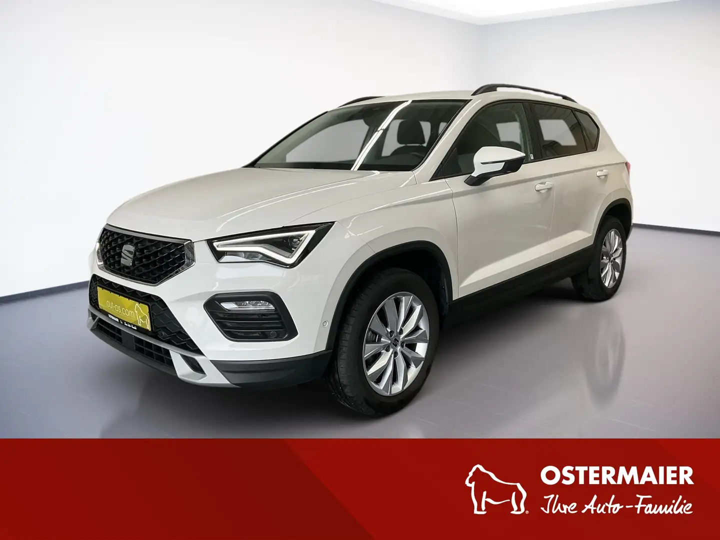 SEAT Ateca STYLE 1.5TSI 150PS DSG LED.ACC.KAMERA.NAVI.SHZG Weiß - 1