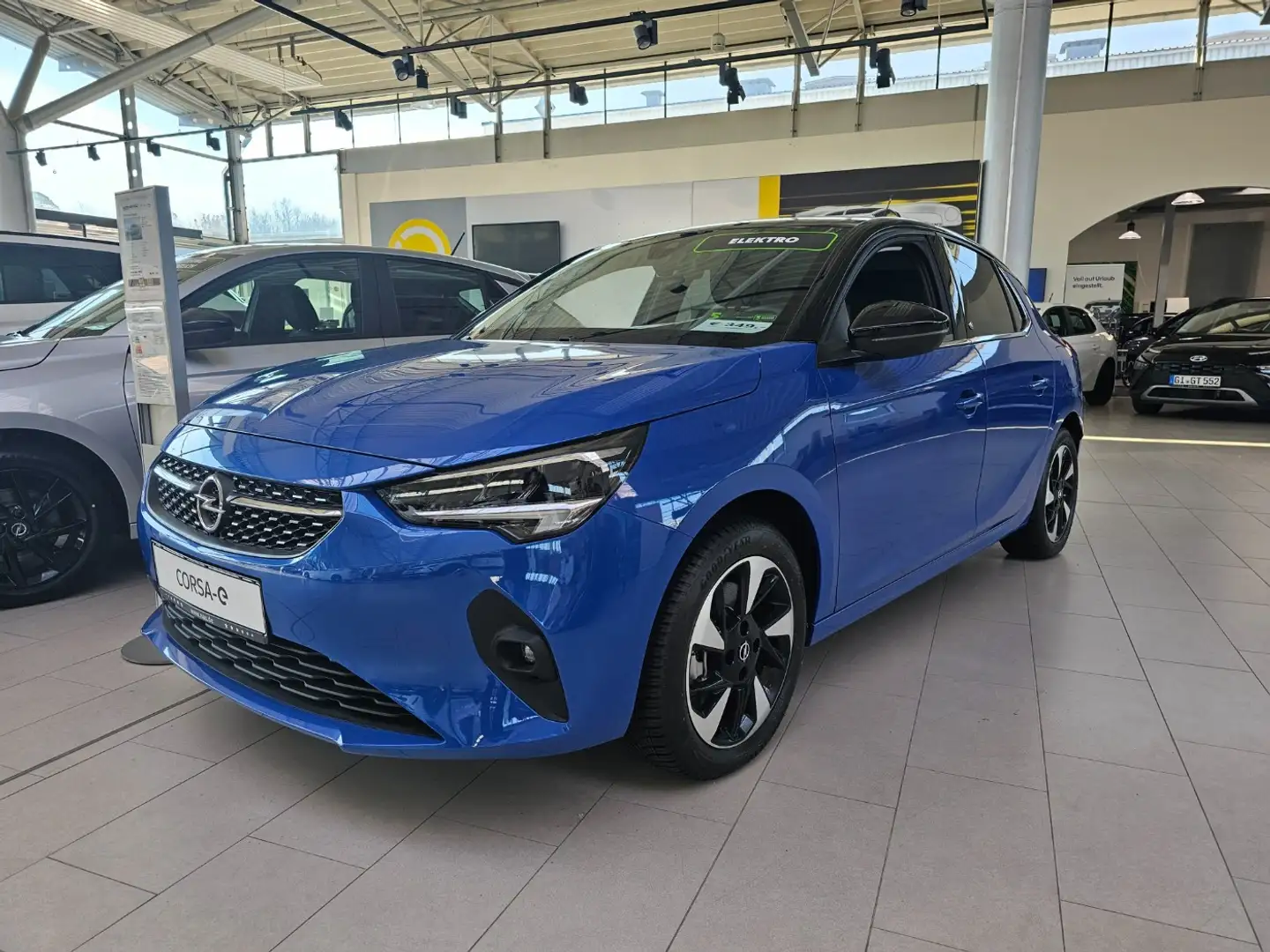 Opel Corsa F e Elegance FLA LM KAM LED KlimaA PDC Blau - 2