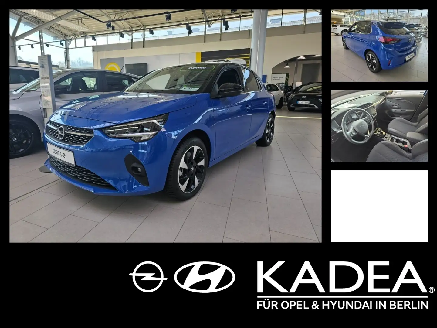 Opel Corsa F e Elegance FLA LM KAM LED KlimaA PDC Blau - 1