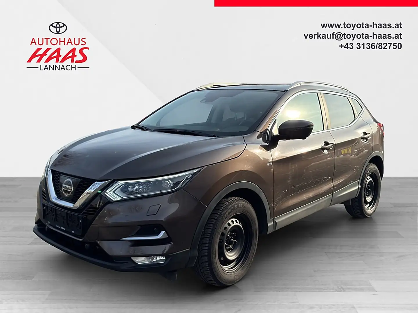 Nissan Qashqai 1,6 dCi Acenta Xtronic Aut. Braun - 1