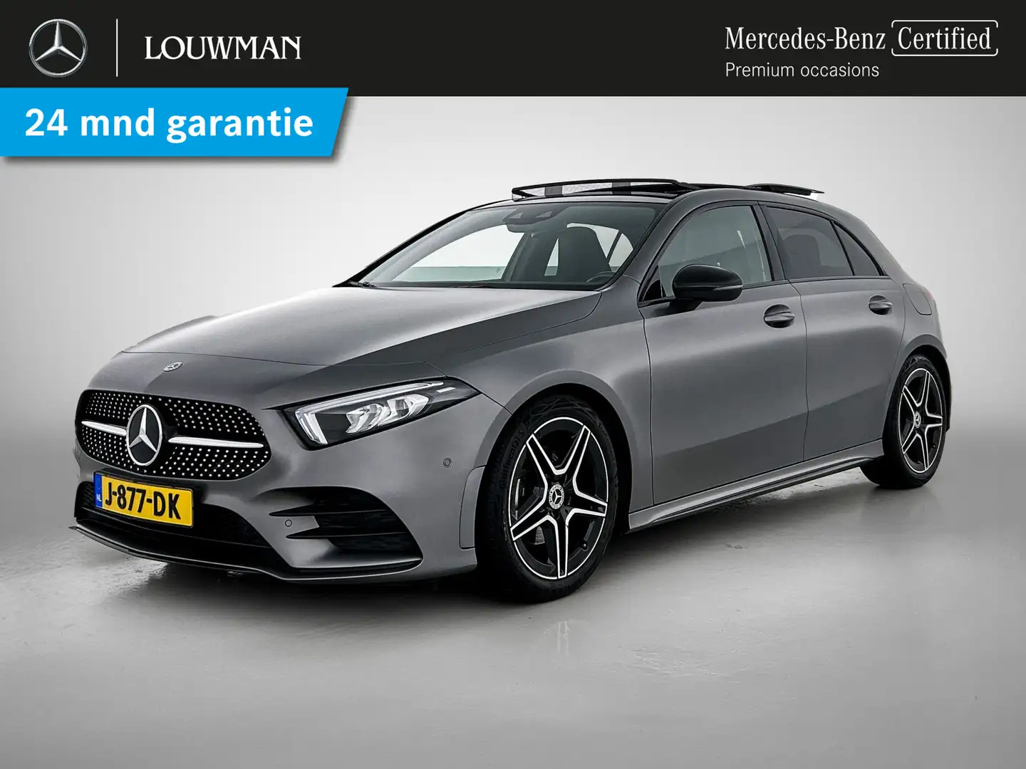 Mercedes-Benz A 160 AMG-line Handgeschakeld | Night Pakket | Panoramas Gris - 1